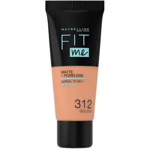 Fit Me Matte And Poreless Foundation 312 Golden