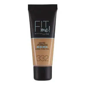 Fit Me Matte And Poreless Foundation 332 Golden Caramel