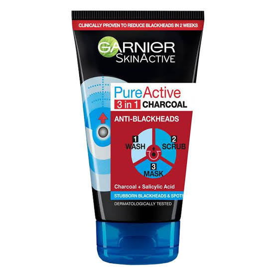 Pure Active Intensive Charcoal 3 in 1  150Ml